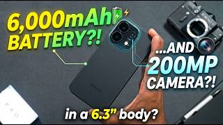This 6 3" Phone Has a 6,000mAh Battery    AND a 200MP Camera?!