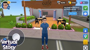 Virtual Sim Story : Dream Life New Beginning | Part  | Complete Career Task | Chef Raymond Task
