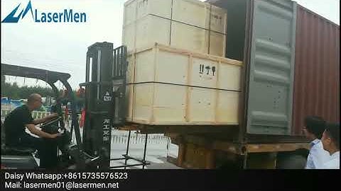 LaserMen Daily Routine from Machine Packing to Container Loading Process