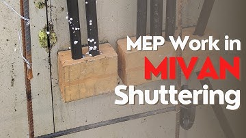 Electric Work in MIVAN Shuttering #MIVANtechnology