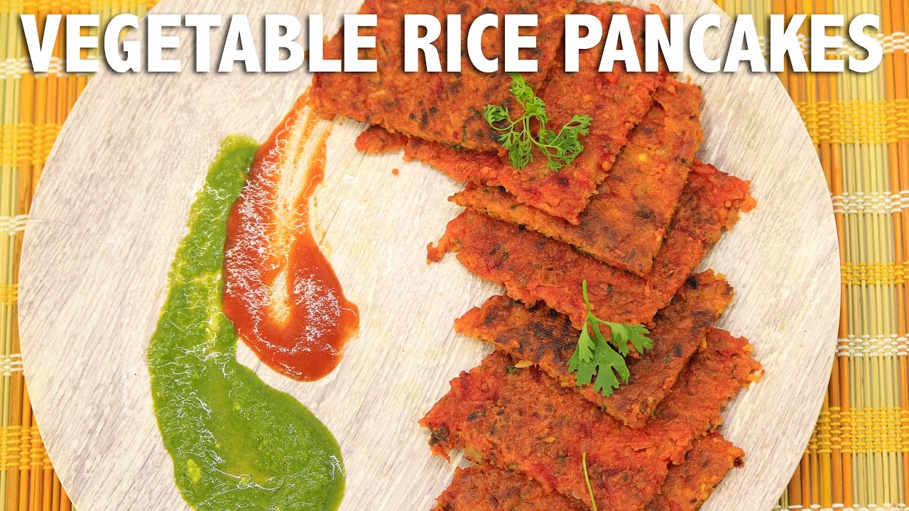 Vegetable rice pancakes #GujaratniRasoi | ChefHarpalSingh | chefharpalsingh