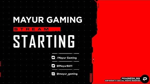 Mayur Gaming Stream starting intro | Dynamo Gaming make On Android (Kine Master, PSCC & Pixel lab)