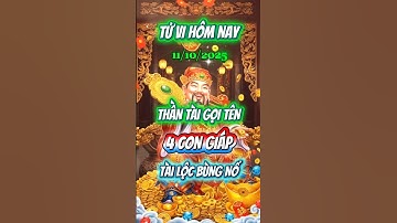 Tử Vi Hôm Nay | Ngày 11/10/2025, Thần Tài Gọi Tên 4 Con Giáp May Mắn Nhất #tửvihômnay