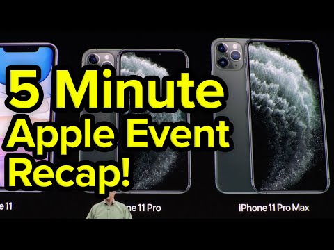 Apple Event Recap In 5 Minutes: iPhone 11 Pro, iPad 7th Gen, Apple Watch Series 5, Apple TV+, & More