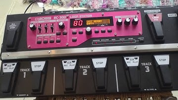 BOSS RC 300 LOOPER PEDAL, TUTORIAL. All its important point, no messin
