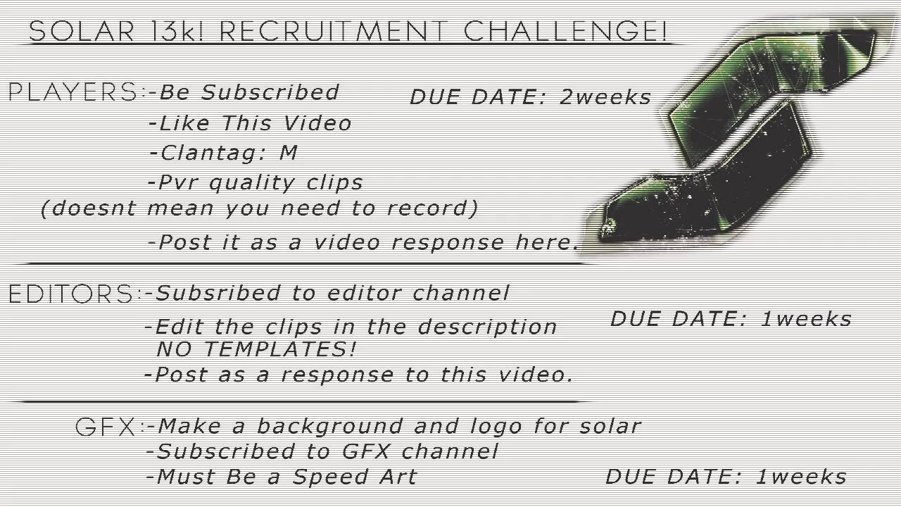 Recruitment challenge template psd