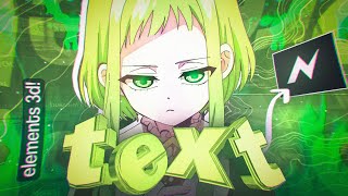 「Ae Inspired 3d Text 🤏✨」-Amv Editing Tutorial screenshot 5