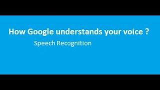 Speech Recognition in Machine Learning and Artificial Intelligence with Python