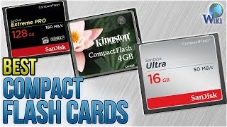 7 Best Compact Flash Cards 2018