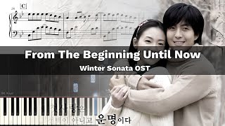 From The Beginning Until Now - Winter Sonata OST | Piano Tutorial With Sheet Music VanDT