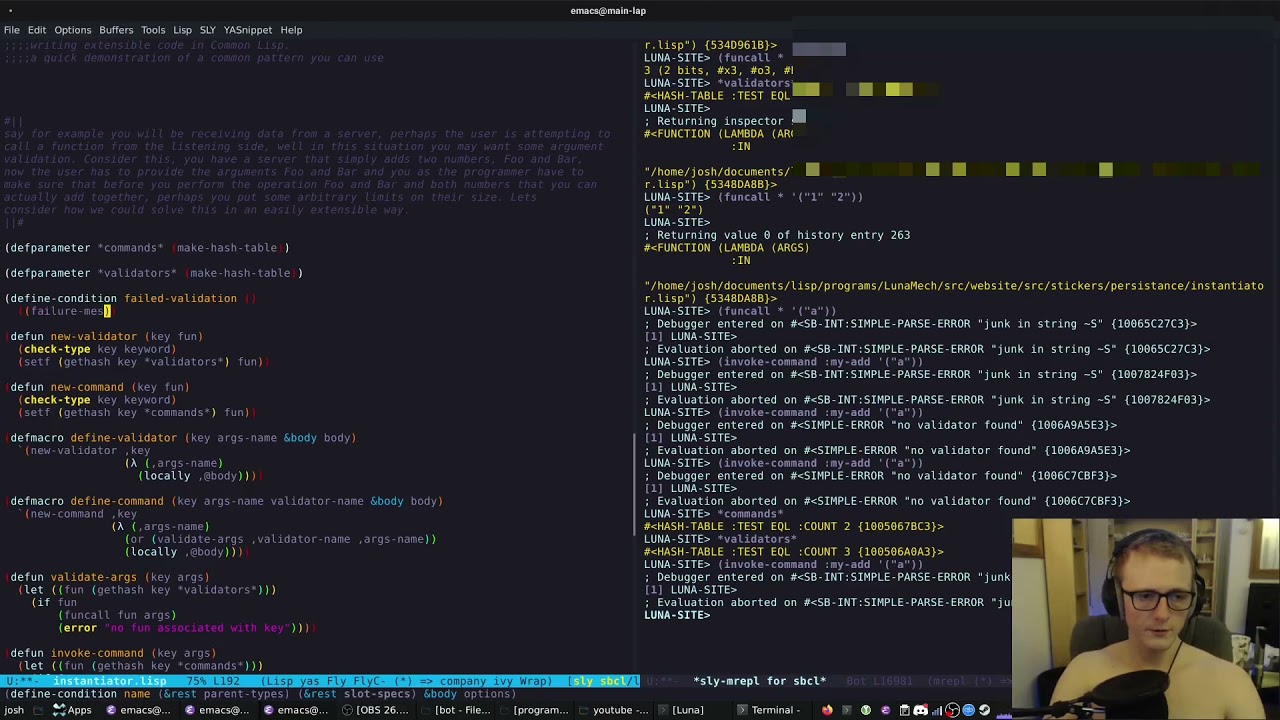 Common Lisp: An elegant design pattern. - YouTube