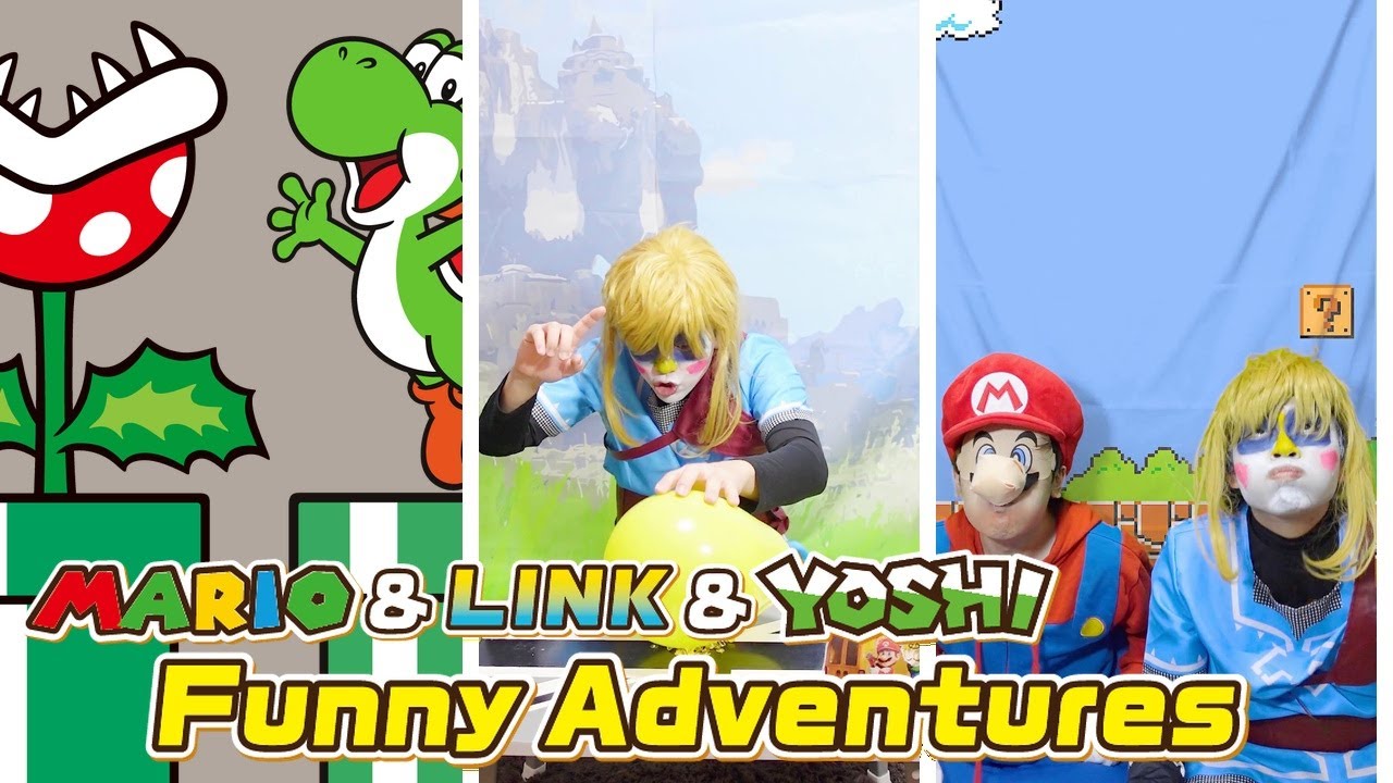 The Funny Adventures of Mario & Link ＆ Yoshi 🤣 ＃5328 - YouTube