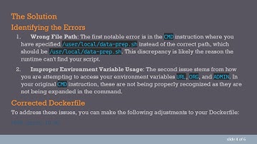 How to Fix Runtime Issues When Running Shell Scripts in Docker Containers