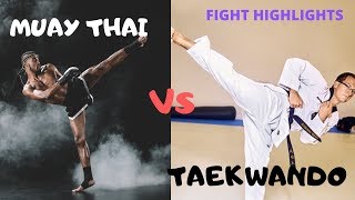 Muay Thai VS Taekwondo - 5 Times Muay Thai Won (Fight Highlights)