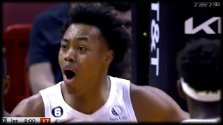 Scottie Barnes Playing Bully Ball in the Post - Raptors vs Heat