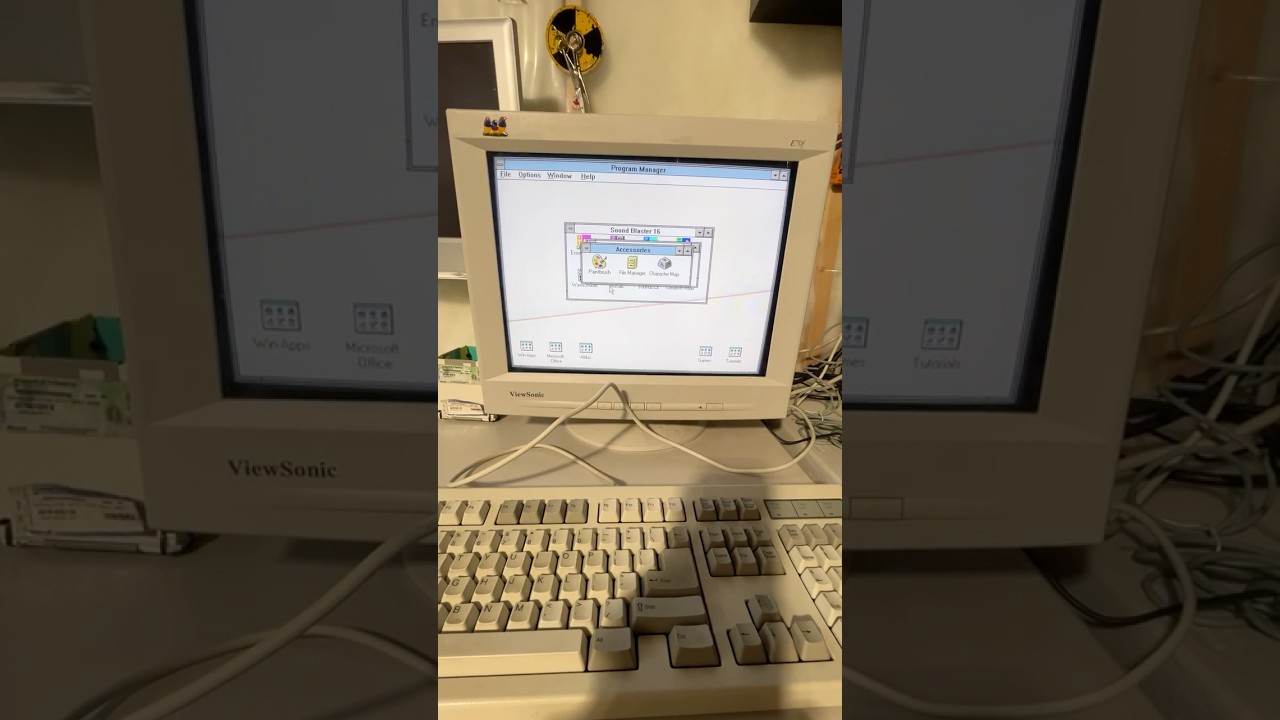 Seanix Technology. AMD 486 DX2 Computer w/ SB16 CT2230, IBM HDD, Serial Mouse and KB