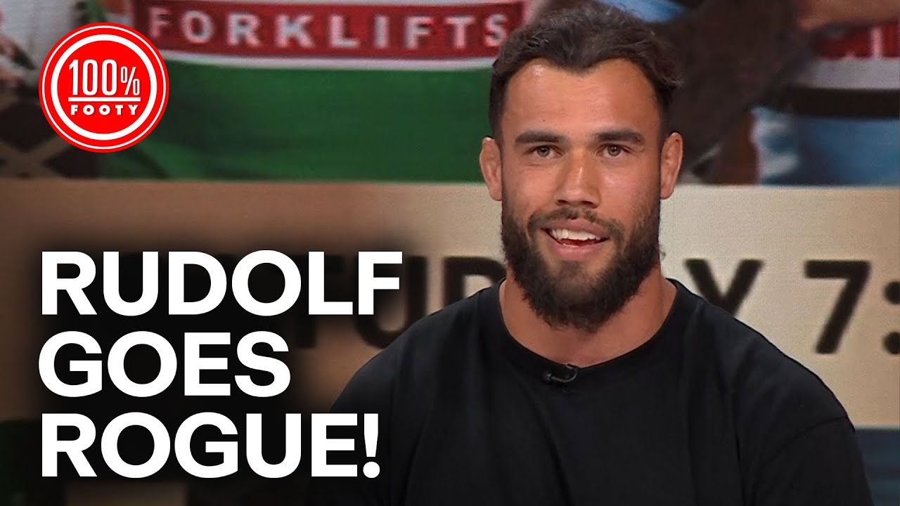 Toby Rudolf steals the show with OUTRAGEOUS interview! 😅 | 100% Footy ...