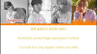 BTS 'Dimple' Color Coded Lyrics [Han|Rom|Eng] Resimi