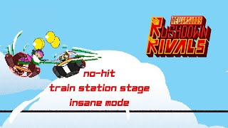 Newgrounds Rushdown Rivals - No-Hit Train Station Stage on Insane Mode
