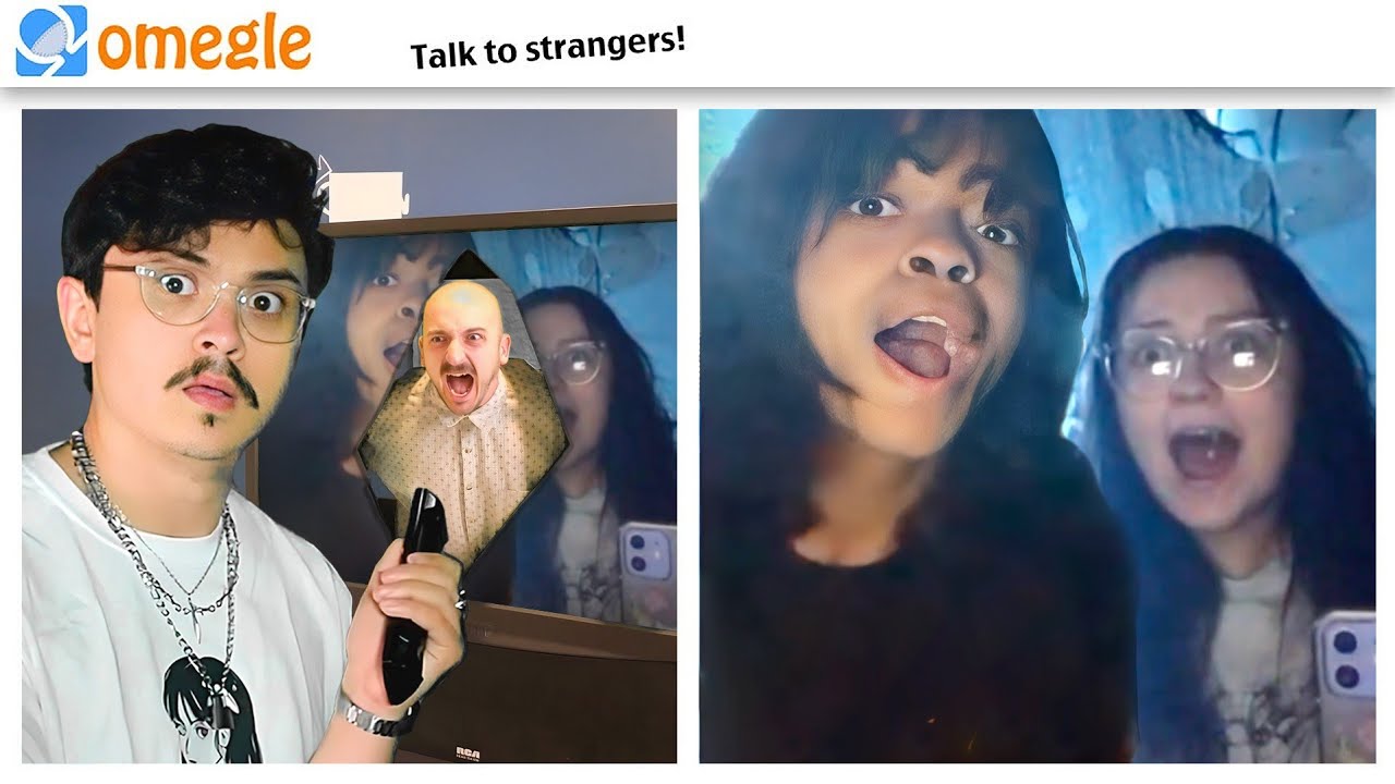 OMEGLE but THEY'RE IN MY TV