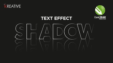 Text Shadow Effect in Corel Draw | Corel Draw Tutorials | Typography