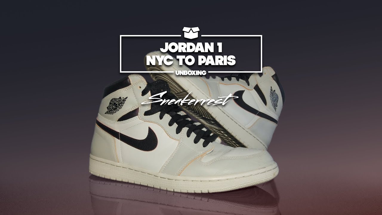 Nike Air Jordan 1 NYC TO Paris Unboxing & Review - YouTube