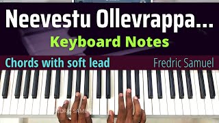 Video thumbnail of "NEEVESTU OLLEVRAPPA Chords | Kannada Christian Songs Keyboard chords|Live chords for Keyboard&Guitar"