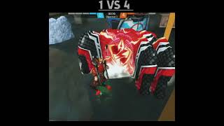 NEO 1v4 CRAZY CLUTCH 🤯 | Full Red Number Montagel #freefire #youtube #music