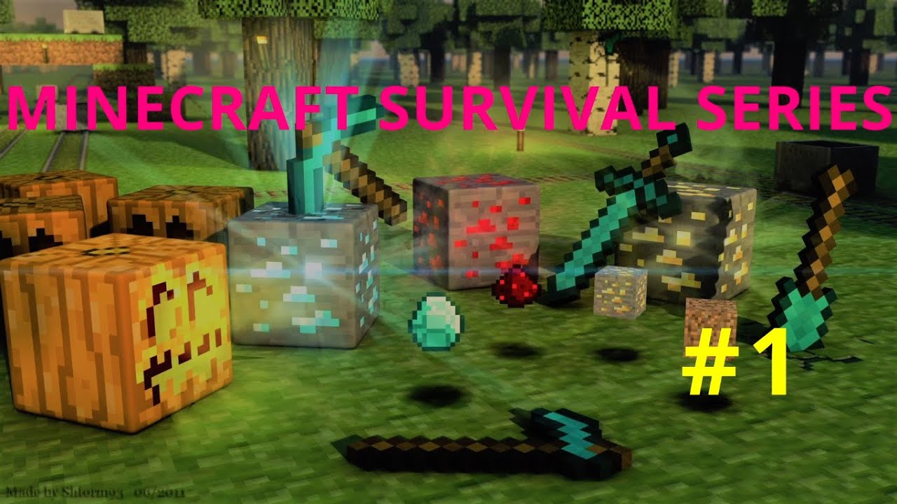 Exploring my survival world : #1 minecraft survival - YouTube