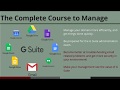 G Suite admninistrator course introduction - Course audience and lab setup