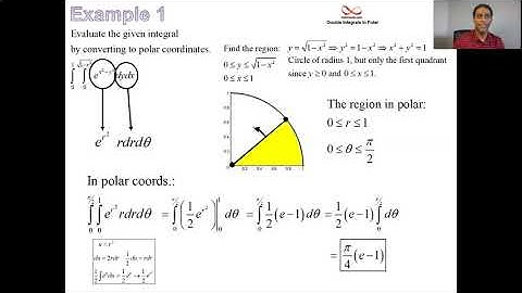 Double Integrals in Polar - Examples 1 and 2