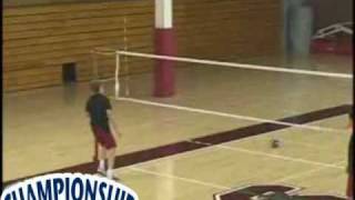 "ABOVE THE NET" MEN'S VOLLEYBALL:SETTING & SPIKING FUNDAMENTALS(SHAW)