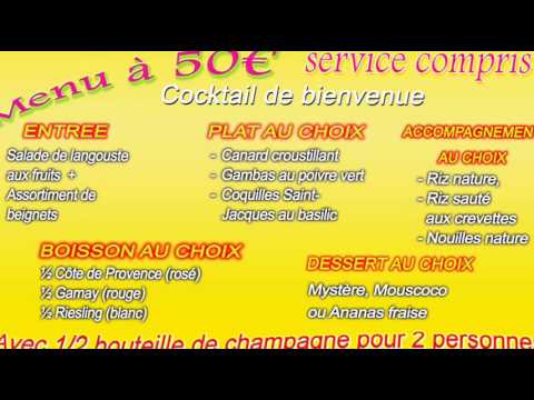Menu De La Saint Sylvestre Restaurant Le Mekong A Conflans Youtube