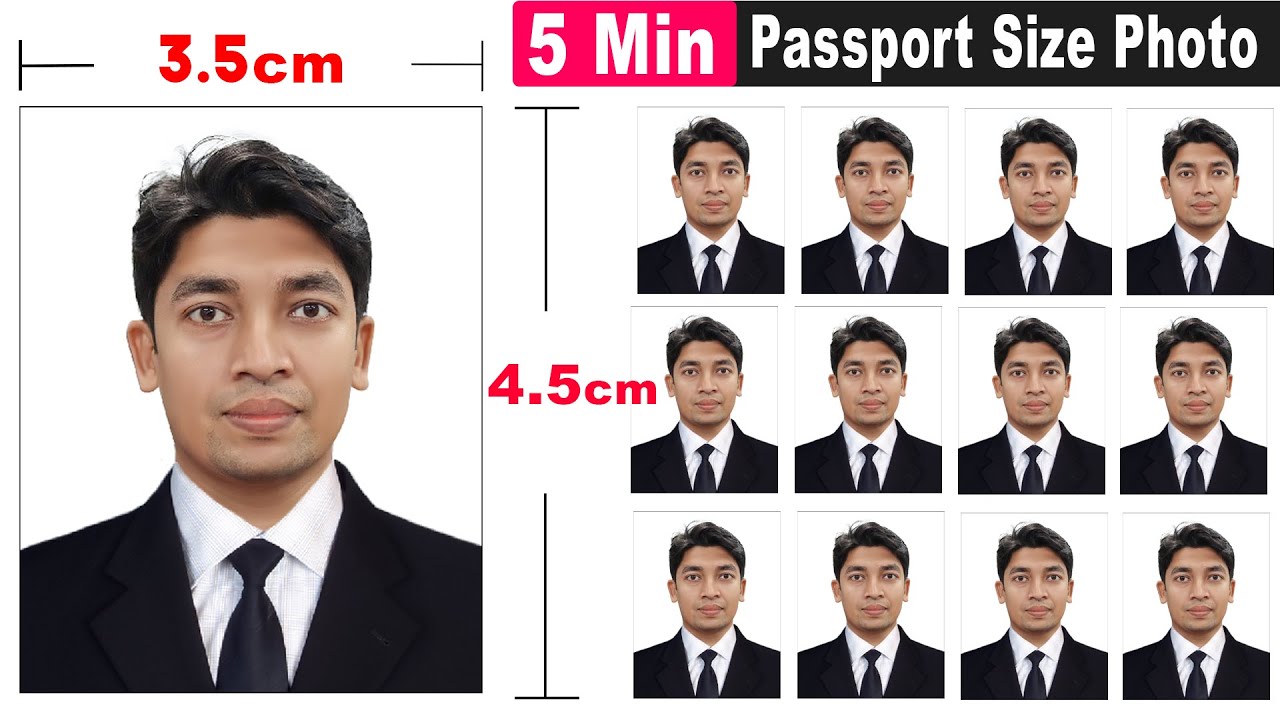 how-to-create-a-complete-passport-size-photo-in-photoshop-youtube