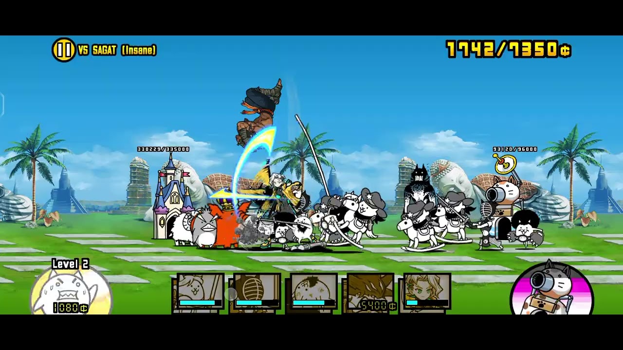 THE BATTLE CATS X STREET FIGHTER ( PART 5 ) 