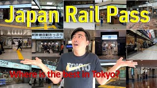 Where is the best Japan Rail Pass exchanging desk in Tokyo?