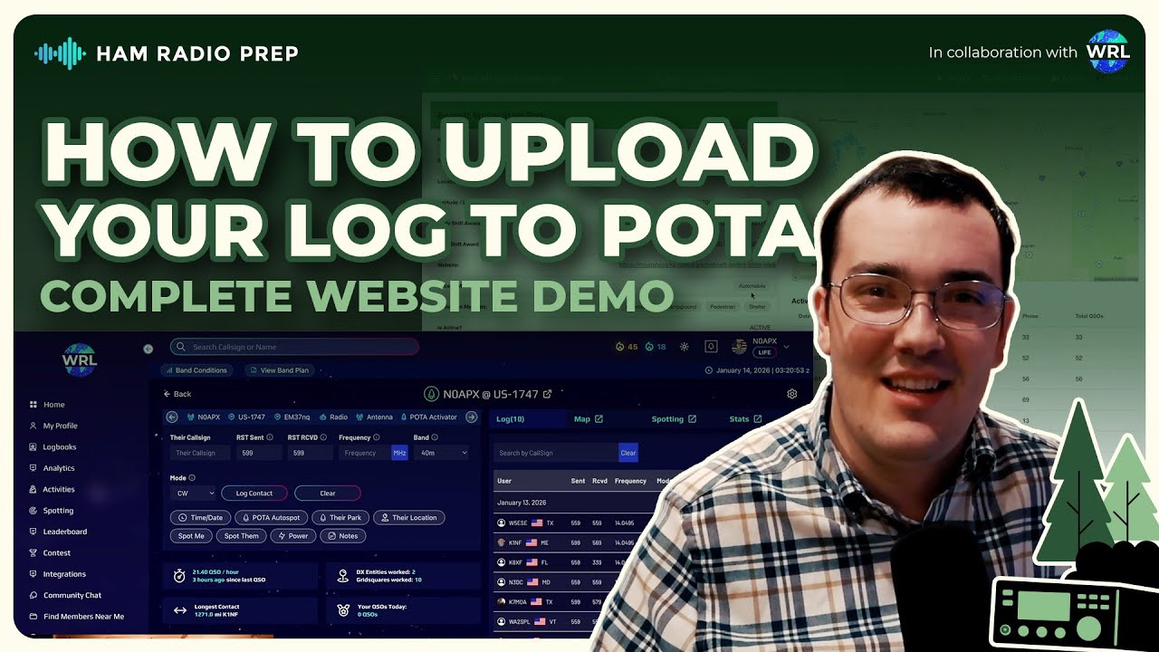 Как отправлять отчеты POTA и получать награды