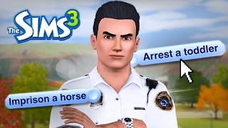 What happens if I arrest Sims for ridiculous crimes?
