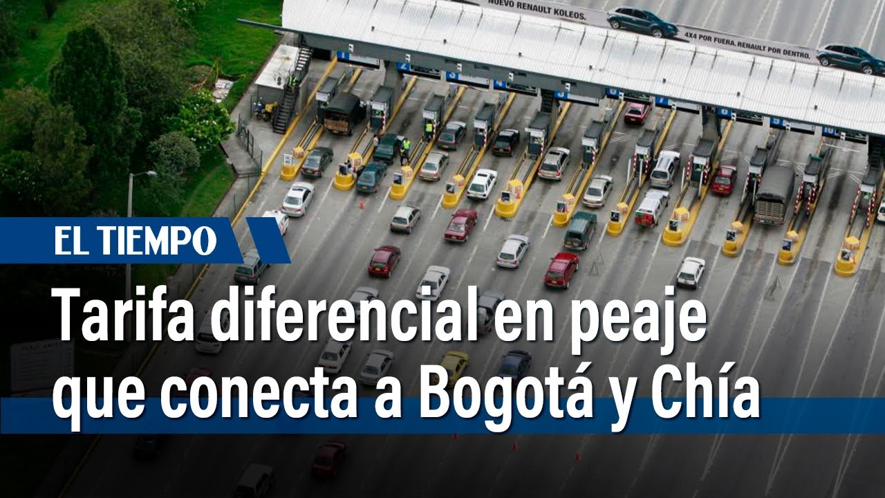 Así sería la tarifa diferencial en el peaje que conecta Bogotá y Chía | El Tiempo