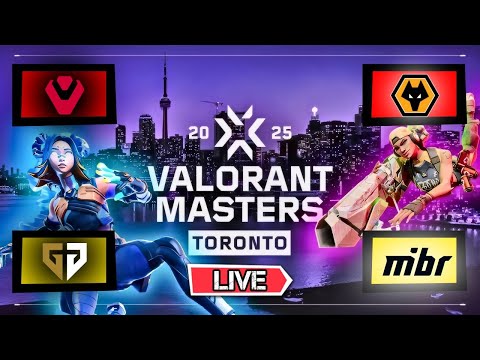 🔴SEN vs WOL - GenG vs MIBR - VCT MASTERS TORONTO - WATCH PARTY