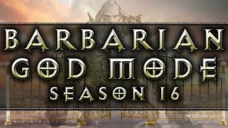 Diablo 3 Barbarian Build GOD MODE Speedrun Farming Season 16 Patch 2.6.4