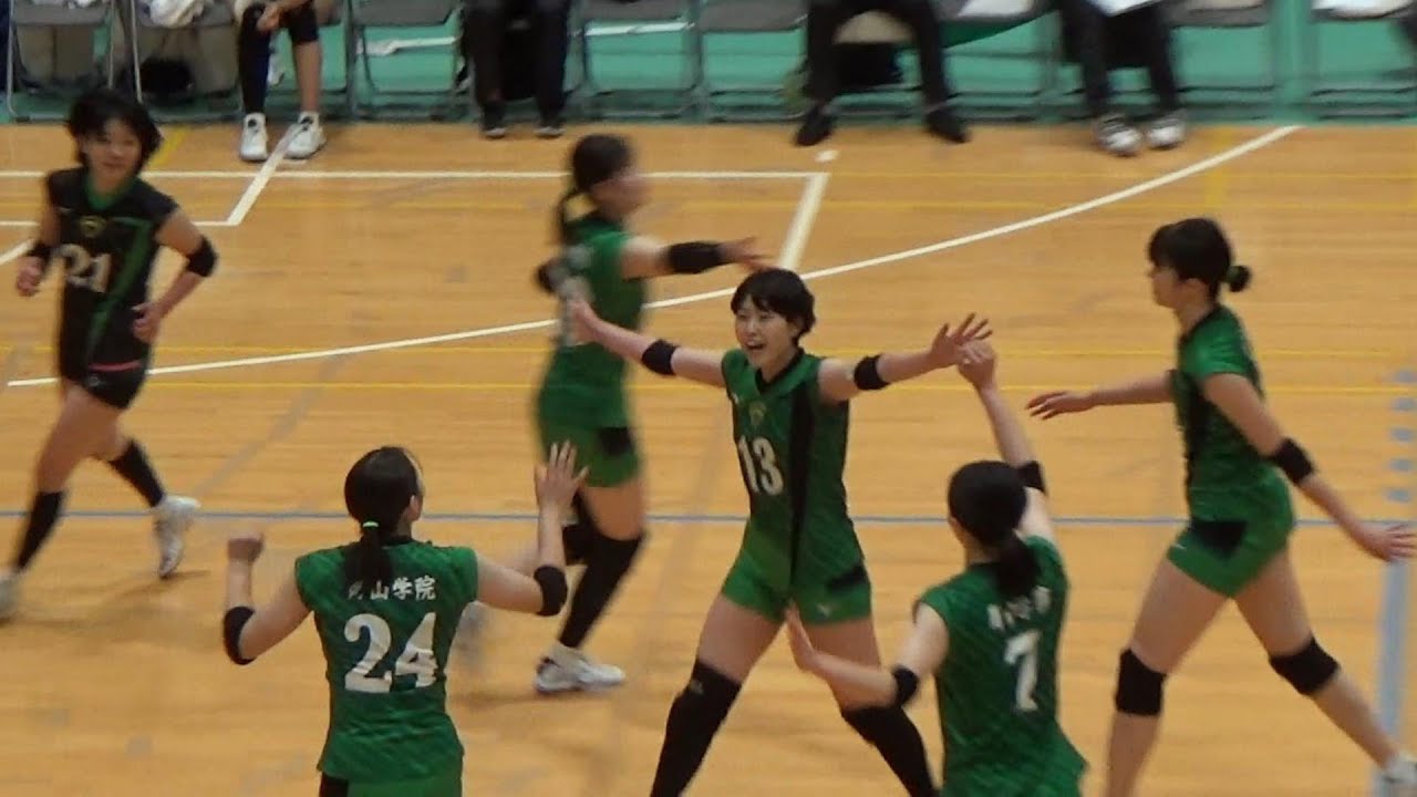 女子バレーボール 日本体育大学 vs 青山学院大学 対抗戦 第4セット