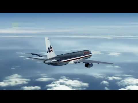 American Airlines Flight 77   Crash Animation