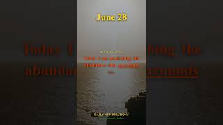 Today I Am - Holding | Daily Affirmation June 28