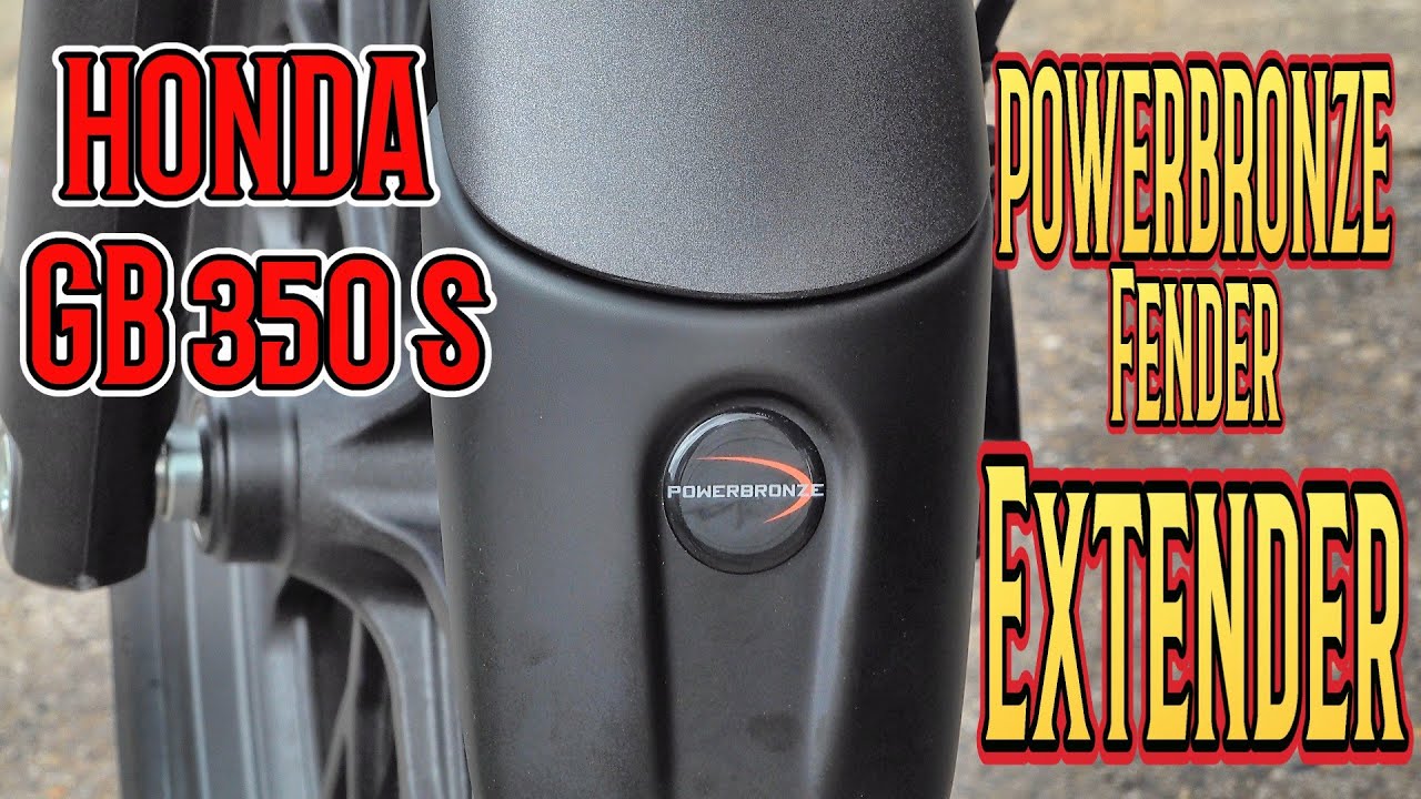 🚨 HONDA GB350s How to solve the short front mudguard problem with POWERBRONZE!