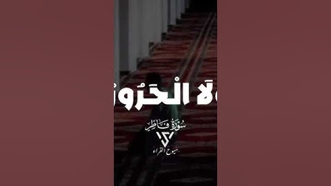 ما تيسر من سورة فاطر #اكسبلور #راحه_نفسيه #لايك #دويتو #ترند #حالات_واتس #تيك_توك