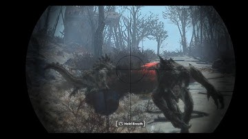 Fallout 4 - Two Deathclaws fighting each other