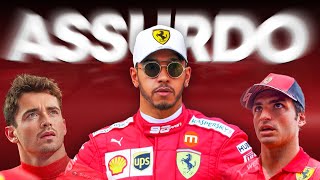 HAMILTON IN FERRARI - Ma Sainz? e Leclerc? Chi è più forte?