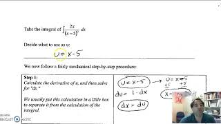 MAC2233 Ch 6 Video 4 Short U Sub More Word Problem