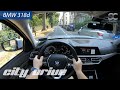 Bmw 318d 2020  city test drive pov